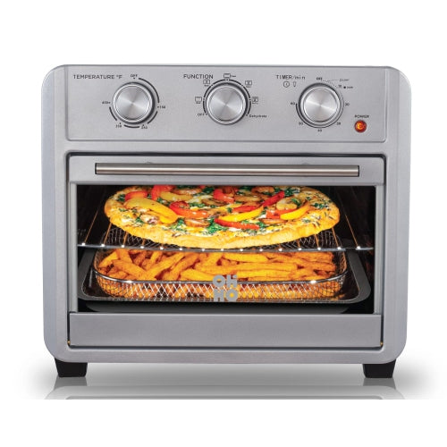 OHHO OH-AOM22-SL大容量升旋钮对流空气炸锅烤箱 22L