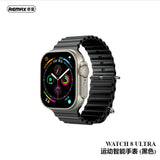 Remax IP68运动版智能手表 黑色/橙色 Watch 8 Ultra Smart Sports Watch