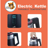 小浣熊 电水壶 速煮水壶 Digital Temperature Control Kettle 1.7L 1500W