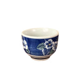 日本制玉汤吞 瓷质山茶花茶杯