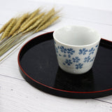 吴须樱 瓷质淡雅花茶杯