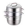 SUPOR苏泊尔 巧易取三层复底蒸锅 32cm  Supor 3 Tiers Double Bottom Steamer 14L 32cm