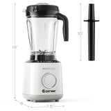 1500W 台面冰沙搅拌机，具有 10 种速度和 6 个预设程序 1500W Countertop Smoothies Blender with 10 Speed and 6 Pre-Setting Programs