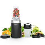 1000W 6叶片设计便携式搅拌机-黑色 1000W Portable Blender with 6-Blade Design-Black