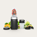 1000W 6叶片设计便携式搅拌机-黑色 1000W Portable Blender with 6-Blade Design-Black