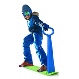 带手柄的 1 人雪地滑板车 - 蓝色 1-Rider Snow Scooter with Grip Handle-Blue