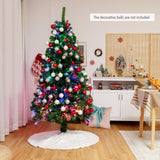 6 英尺预亮光纤人造圣诞树，带 617 个树枝尖 6 Feet Pre-lit Fiber Optic Artificial Christmas Tree with 617 Branch Tips