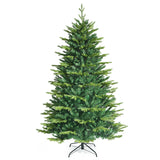 带 APP 控制 LED 灯的预亮人造铰链圣诞树 - 6 英尺 Pre-lit Artificial Hinged Christmas Tree with APP Controlled LED Lights-6'