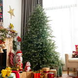 7 英尺人造圣诞树，带 1260 个混合 PE 和 PVC 尖头 7 Feet Artificial Christmas Tree with 1260 Mixed PE and PVC Tips