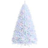 8 英尺人造圣诞树，带 1636 个彩虹色树枝尖 8 Feet Artificial Christmas Tree with 1636 Iridescent Branch Tips