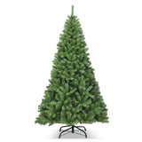 优质人造铰链 PVC 圣诞树，带金属支架 6 英尺 Premium Artificial Hinged PVC Christmas Tree with Metal Stand-6 ft