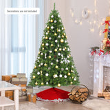 优质人造铰链 PVC 圣诞树，带金属支架 6 英尺 Premium Artificial Hinged PVC Christmas Tree with Metal Stand-6 ft