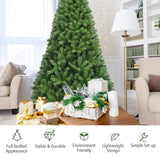 优质人造铰链 PVC 圣诞树，带金属支架 6 英尺 Premium Artificial Hinged PVC Christmas Tree with Metal Stand-6 ft