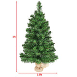 节日装饰人造 PVC 圣诞树 - 3 英尺 Holiday Season Decor Artificial PVC Christmas Tree-3 ft