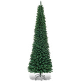 PVC 人造细铅笔圣诞树 - 7 英尺 PVC Artificial Slim Pencil Christmas Tree-7'