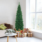 PVC 人造细铅笔圣诞树 - 6' PVC Artificial Slim Pencil Christmas Tree-6'