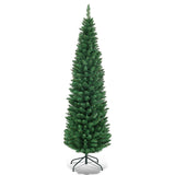 PVC 人造细铅笔圣诞树 - 5' PVC Artificial Slim Pencil Christmas Tree-5'