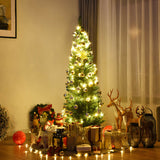 PVC 人造细铅笔圣诞树 - 5' PVC Artificial Slim Pencil Christmas Tree-5'