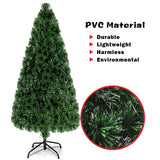 光纤人造 PVC 圣诞树 - 6 英尺 Fiber Optic Artificial PVC Christmas Tree-6 ft