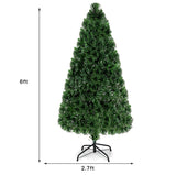 光纤人造 PVC 圣诞树 - 6 英尺 Fiber Optic Artificial PVC Christmas Tree-6 ft