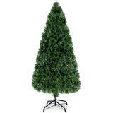 光纤人造 PVC 圣诞树 - 6 英尺 Fiber Optic Artificial PVC Christmas Tree-6 ft