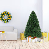 3/4/5 英尺人造预亮光纤 PVC 圣诞树 - 4 英尺 3/4/5 Feet Artificial Pre-Lit Fiber Optic PVC Christmas Tree-4 ft