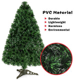 3/4/5 英尺人造预亮光纤 PVC 圣诞树 - 3 英尺 3/4/5 Feet Artificial Pre-Lit Fiber Optic PVC Christmas Tree-3 ft