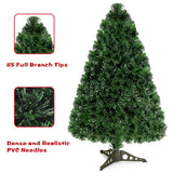 3/4/5 英尺人造预亮光纤 PVC 圣诞树 - 3 英尺 3/4/5 Feet Artificial Pre-Lit Fiber Optic PVC Christmas Tree-3 ft