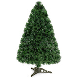 3/4/5 英尺人造预亮光纤 PVC 圣诞树 - 3 英尺 3/4/5 Feet Artificial Pre-Lit Fiber Optic PVC Christmas Tree-3 ft