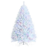 6 英尺人造圣诞树，树枝尖端呈彩虹色 6 Feet Artificial Christmas Tree with Iridescent Branch Tips