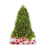 带 LED 灯的优质铰接人造杉木圣诞树 - 6 英尺 Premium Hinged Artificial Fir Christmas Tree with LED Lights-6 ft