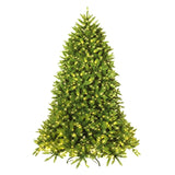 带 LED 灯的优质铰接人造杉木圣诞树 - 5 英尺 Premium Hinged Artificial Fir Christmas Tree with LED Lights-5 ft