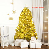 6 英尺不发光人造圣诞树，带 1250 个树枝尖 6 Feet Unlit Artificial Christmas Tree with 1250 Branch Tips