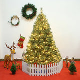 6 英尺预亮 PVC 人造卡罗莱纳松树，带 LED 灯 6 Feet Pre-Lit PVC Artificial Carolina Pine Tree with LED Lights