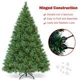 6 英尺预亮 PVC 人造卡罗莱纳松树，带 LED 灯 6 Feet Pre-Lit PVC Artificial Carolina Pine Tree with LED Lights