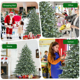 6 英尺人造圣诞云杉铰接树 6 Feet Artificial Christmas Spruce Hinged Tree