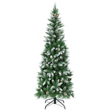 5 / 6 / 7.5 英尺人造铅笔圣诞树带松果 5 / 6 / 7.5 Feet Artificial Pencil Christmas Tree with Pine Cones