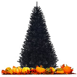 7.5 英尺铰接人造万圣节圣诞树 7.5 Feet Hinged Artificial Halloween Christmas Tree