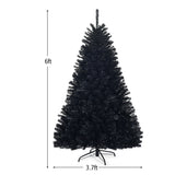 6 英尺铰接人造万圣节圣诞树 6 Feet Hinged Artificial Halloween Christmas Tree