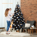 6 英尺铰接人造万圣节圣诞树 6 Feet Hinged Artificial Halloween Christmas Tree