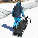 带纹理手柄和网状座椅的雪地赛车雪橇 Snow Racer Sled with Textured Grip Handles and Mesh Seat