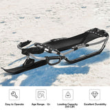 带纹理手柄和网状座椅的雪地赛车雪橇 Snow Racer Sled with Textured Grip Handles and Mesh Seat