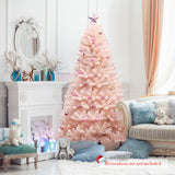 6/7 英尺人造圣诞树铰接全杉树 - 6 英尺 6/7 Feet Artificial Christmas Tree Hinged Full Fir Tree-6 Feet