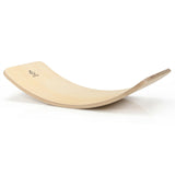 木质摇摆平衡板儿童带毛毡层-自然色 Wooden Wobble Balance Board Kids with Felt Layer-Natural