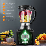 8 杯食品加工机 500W 变速搅拌机切碎机带 3 个刀片 8 Cup Food Processor 500W Variable Speed Blender Chopper with 3 Blades