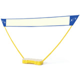 便携式羽毛球套装折叠网球羽毛球排球网 Portable Badminton Set Folding Tennis Badminton Volleyball Net