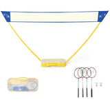 便携式羽毛球套装折叠网球羽毛球排球网 Portable Badminton Set Folding Tennis Badminton Volleyball Net