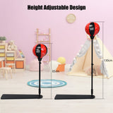 带可调节支架和拳击手套的儿童沙袋 Kids Punching Bag with Adjustable Stand and Boxing Gloves