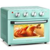 19 夸脱脱水对流空气炸锅烤箱，带 5 个配件 - 绿色 19 Qt Dehydrate Convection Air Fryer Toaster Oven with 5 Accessories-Green