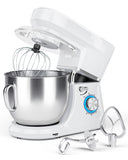 7.5 夸脱倾斜头立式搅拌机，带面团钩-白色 7.5 Qt Tilt-Head Stand Mixer with Dough Hook-White